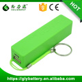 GLE oem blaue bewegliche Energiebank des Duftes Minimachtbank 2600mah tragbare keychain Energiebank